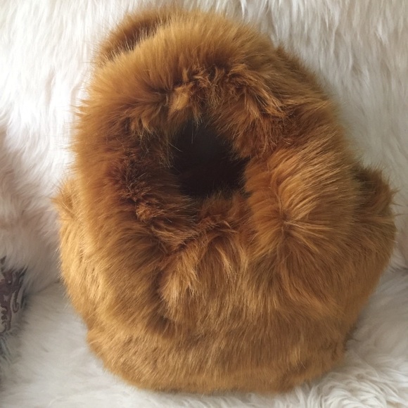 JCREW FAUX FUR HANDBAG - Picture 4 of 9